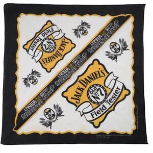 Vintage Jack Daniels Field Tester Graphic Bandana